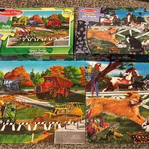 Melissa & Doug Vibrant Puzzle Collection